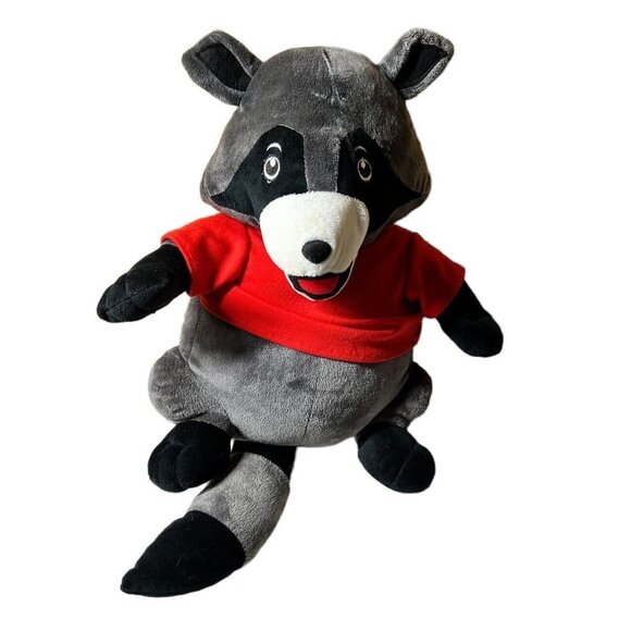 Vintage Abingdon Press Raccoon Plush Stuffed Animal Puppet 17” Raccoon - Picture 1 of 5